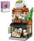 YILETKC Modular Haus Bausteine Modell, 379 Teilen Japanische Street View Architektur Baustein Modell, Architektur Bausatz Custom Bauspiel Geschenk für Kinder und Erwachsene