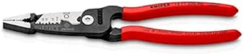 KNIPEX 13 71 200 ME WireStripper modelo métrico recubiertos de plástico negro atramentado 200 mm