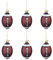 Didiseaon Auto-Dekor 6St 6 cm Feiertagsparty-Sportfans-Enthusiasten-Weihnachtsball-Dekorationsanhänger-Basketballball Sportbälle sportsachen Weihnachts-Basketball-Dekor Fanshop-Liebe