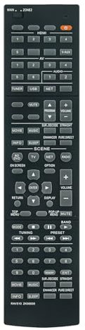 ALLIMITY RAV510 ZK06600 Fernbedienung Ersatz passend für Yamaha AV Receiver RX-V677 RX-A740 RAV510-ZK06600 RXV677 RXA740