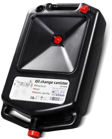 CCLIFE Bidon de vidange d'huile 10L Accessoires de Changement d'huile de Voiture et de Moto, collecteur d'huile Liquide Pratique