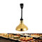 Restaurant-Heizlampe, Speisenwärmer für Partys, Teleskop-Heizlampen für Buffetküche, Restaurant, verstellbare Höhe, 75–165 cm (Golden, 1 Stück)