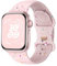 Finoriss Silikon Armband Kompatibel mit Apple Watch Armband 40mm 41mm 42mm 38mm, Sport Weich Band Kompatibel für iWatch SE Ultra Series 9 8 7 6 5 4 3 Damen Herren Rauchlila