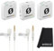Rode Wireless ME Dual Mikrofon Funksystem Weiss + 2X Lavalier GO Weiss Ansteckmikrofon + keepdrum Mikrofasertuch