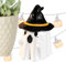 Taza de Halloween, Taza de Fantasma con Tapa, Taza de Café de Halloween, Taza de Café Novedosa de Fantasma de Halloween, Taza de Fantasma con Sombrero de Bruja Dorable para Decoraciones de Halloween