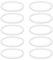 Xthrotsenk 10 Stück Perlenarmband Damen Weiß Armband Damen Perlen Weiß Braut Hochzeit Perlenarmbänder Stapelbare Künstlichen Perlen Armbänder Stretcharmband Für Frauen Vintage Schmuckset