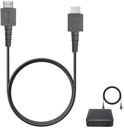 MEKEET 1 cavo HDMI a HDMI, 1,8 m, compatibile con Nintendo Switch e Switch OLED per TV, cavo HDMI originale per interruttore, 1,5 m (nero)
