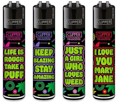 Clipper Feuerzeug Quartal 1/2025 (Weed Statements 8)