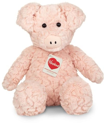 Teddy Hermann Herzekind 93972 Schwein Hedi 32 cm, Kuscheltier