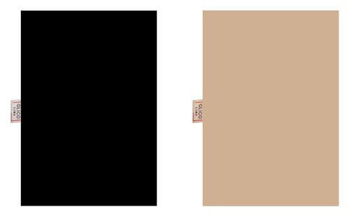 Glico Line Lot de 2 bandes de protection pour PICC Unisexe, bande de bras couvre-pic en tissu respirant, fabriqué en Italie, noir/beige, taille M