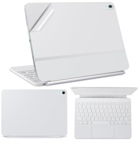 IMMOENUC Adhesivo protector para iPad Air M4 M3 2026 2025 de 33 cm, teclado mágico de 3 lados, cobertura ull, calcomanías de vinilo protectoras, precortadas (parte superior/inferior/panel de teclado