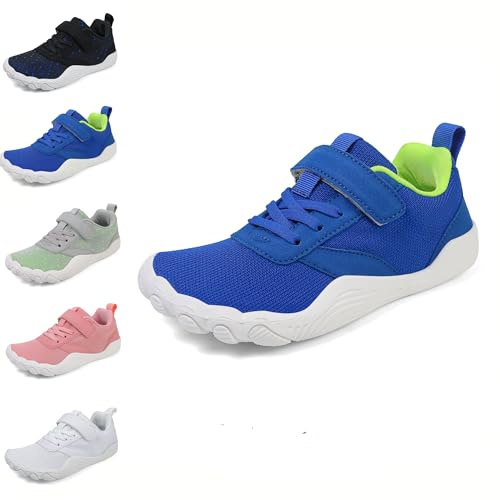 Dinint Enfants Chaussures Minimalistes Barefoot Chaussures de Trail Running Enfants 25-38 EU