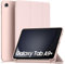 YLK Funda con Samsung Galaxy Tab A9+/ A9 Plus 11 Pulgadas 2023 SM-X210/ X216/ X218, PU Cuero Soporte de Cubierta de Tableta Protectora Anti-Scratch y Plegable Auto/Sueño Auto (Rosa Claro)