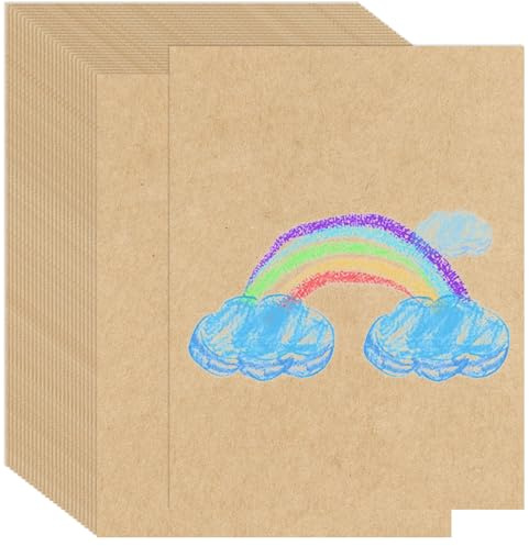 60 Blatt A4 Bastelkarton, 250gsm Dickes Papier A4 Zum Drucken, Tonkarton Papier für Die Herstellung Von Visitenkarten, Hochzeitseinladungen, Einladungskarten, Kunst und Handwerk. (Braun)