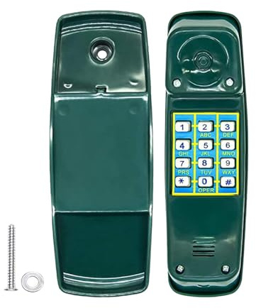 lmoikesz Swing Set Accessories Phone Toy Kids Climbing Frame Engaging Outdoor Equipment Fun Pretend Play Experience Kids Childrens Play Toy Telephone Equipment, Green