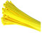 100 x Fluorescent Yellow Cable Ties 300 x 4.8mm / Extra Strong Zip Tie Wraps