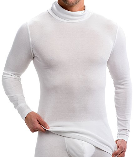 HERMKO 16645 Herren Langarm Shirt mit Rollkragen
