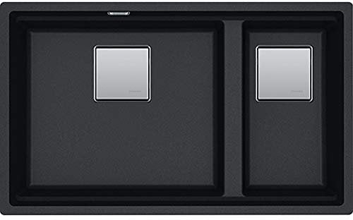 FRANKE 125.0528.636 KNG 120 Évier de Cuisine en fragranit, Onyx