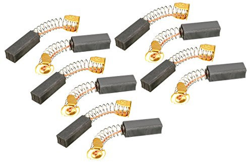 sourcing map Escobillas de Carbón para Eléctrico Motor, 10 Piezas 20mm x 7mm x 6mm, para Eléctrica Herramienta, Repuesto Reparación Pieza