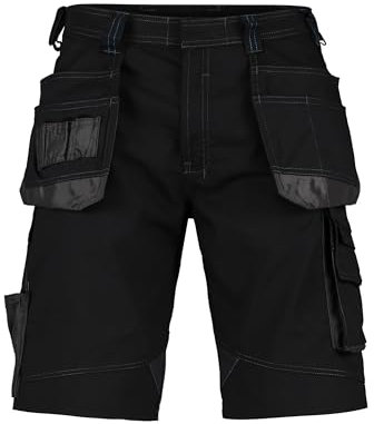 DASSY® Bionic Arbeitsshorts mit Holstertaschen - Größe 58 - SCHWARZ/ANTHRAZITGRAU