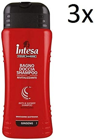 Intesa Pour Homme, shampoo rivitalizzante per tutti i giorni, ginseng 500 ml