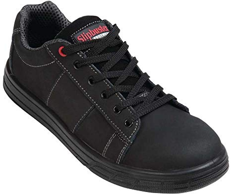 Slipbuster Footwear BB420-37 Safety Trainer Shoe, S1, SRC, Size 37, Black