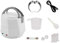 Greatangle Olla arrocera para automóvil 24v Camión 1.6l Olla arrocera Mini Olla arrocera 2 Personas -3 Personas Blanco Aislamiento portátil Seguro