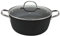 Hairy Bikers CKW2028 Lightweight Cast Iron 24cm Casserole Dish with Non Coating, Honeycomb Base Reduces Risk of Sticking, for Home Kitchens