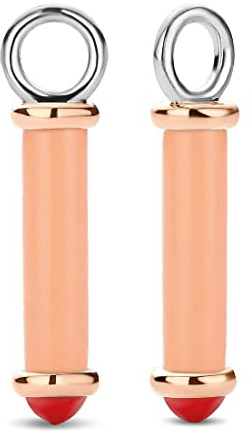 TISENTO Boucles d'oreilles breloque d'oreille TI SENTO -Prata 925 (1,5 g) 9234CP - Taille Unique, métal, pas UNE Pierre précieuse, Taille Unique, Métal, Pas UNE Pierre précieuse