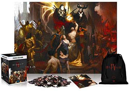 Good Loot- Blizzard Diablo IV Birth of Nephilim Puzzle 1000, Colore Nephalem, PCS, 1070562