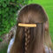 mitienda mit Liebe gemacht Haarspange aus Olivenholz Lucy, Haarschmuck, Accessoire, Handmade, Holz, Spange