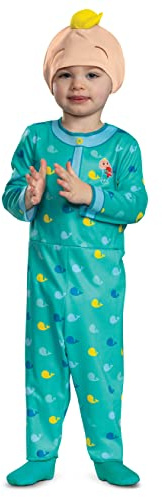 Cocomelon JJ-Kostüm für Kleinkinder, offizielles Cocomelon-Kostüm, Pyjama-Outfit