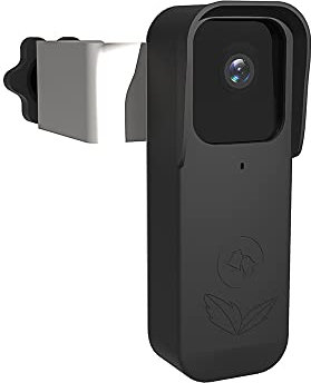 Aokicase For Blink Doorbell Door Holder, Silicone with Parasol, Dust Protection, No-Drill Mounting Bracket for Blink Video Doorbell Cover Holder (Flashing, Black) A363