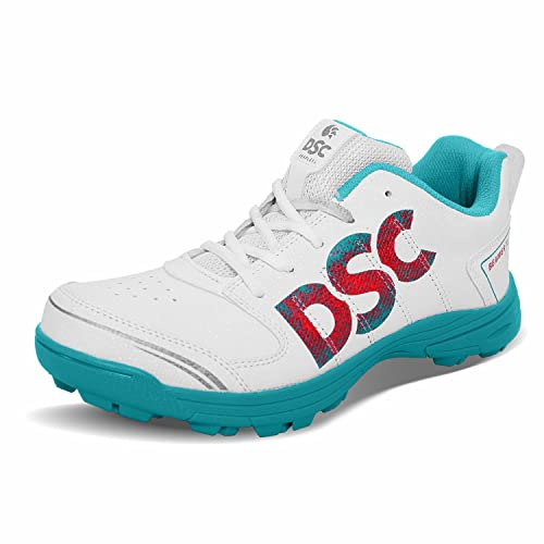 DSC Beamer X Cricket-Schuhe | Farbe: Pastellblau | Für Herren und Jungen | Material: Polyvinylchlorid | Leicht und extrem strapazierfähig | Langlebige Performance