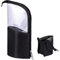 Nero Travel Makeup Brush Holder, FIYUK Pencil Pen Case Organizer Bag Cosmetic Zipper Pouch Portatile Impermeabile Senza Polvere Stand-Up Toiletry Stationery Bag con Divider