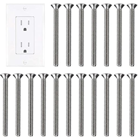 AccEncyc Lot de 30 vis de sortie longues pour machine de 15,2 x 3,8 cm, vis de sortie électrique en acier inoxydable 304, vis de montage à tête cylindrique longue sortie