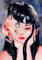 VONBOR Diamond Art Painting Kits für Erwachsene Anfänger Anime Horror Girl Diamond Art Kits Full Round Drill DIY Paint with Diamonds Dots Gem Art Craft Set Picture Gift