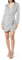 The Drop Wickelkleid mit Pailletten für Damen, Helena, Silber, XS