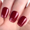 Sheer Gel Nail Polish, Jelly Dark Red Translucent Color UV/LED Light Cure Gel Polish for Nail Art DIY Manicure and Pedicure at Home, 0.5 fl oz