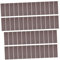 MagiDeal 50 Pièces Papier de Verre, Feuilles de Sable Antiblocage, Papiers Abrasifs, Feuilles de Ponçage en Maille pour Ponceuse Humide et Sec, Double Usage - 180 grains