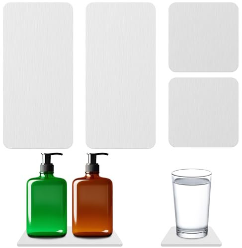 Radsocken 4 PCS Water Absorbent Diatomite Tray,Stone Drying Tray Soap Dish,Fast Drying Stone Sink Tray,Kitchen Soap Dish,Hand Soap Holder,Water Absorbing Stone for Plants, toiletries Home