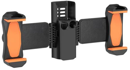 Kamera-Adapter, Dual-Handyhalterung, Mikrofon-LED-Taschenlampen-Adapter für DJI OSMO POCKET 3