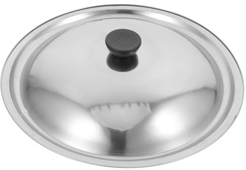 IMIKEYA Universaldeckel Für Töpfe Und Pfannen Vielseitiger Pfannendeckel Mit Knauf Geeignet Für Verschiedene Kochgeschirrtypen Leicht Zu Reinigen Und Elegant Im Design