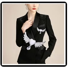 Kristall Engel Flügel Brosche Herz Edelstein Korsage Kragen Brustnadel Vintage Strass Abzeichen Mantel Anzug Rock Nieten Accessoires für Frauen Mädchen
