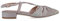 MENBUR Slingback Bassa con Tacco Quadrato e Laccetto Incrociato sulla Monta Non definito Rosa Gold