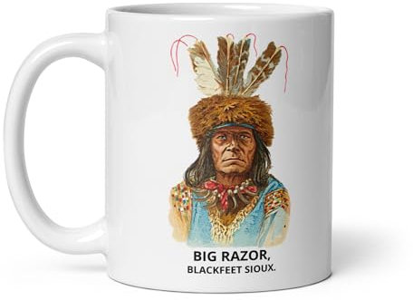 Chatcripant Tazza Sioux Indiano America Americana Blackfeet Dakota Western Navajos Cherokees Iroquois Apaches Cheyennes Tazza Tè Caffè Pittura Antica, CL-005