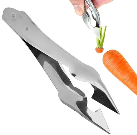 2 Stück Erdbeer-Huller, Tomatenentkerner, Erdbeere Huller Tool, Entkerner Tomaten, Oberer Stielentferner, Erdbeerstrunkentferner, Edelstahl Corer Küche für und Gemüse, Kartoffeln, Ananas