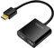 HDMI-Splitter 2-Port mit UHD Auflösung (4K/60 Hz), HDCP 2.2, EIN Signal auf 2 Geräte verteilen inkl. Downscaler (für Monitore mit verschiedenen Auflösungen)