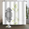 Xiaoterna Spa Garden Shower Curtain Zen Stone Shower Curtain Zen Spa Peace Meditation Shower Curtain Japanese Spa Stones Grass Water Shower Curtain Machine Washable Waterproof Fabric 180x200cm