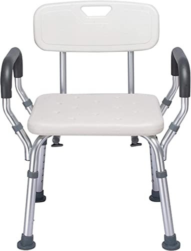 MRKU Duschstühle für ältere Menschen, mit Grifflehne, behindertengerechter Badehocker, Badezimmer-Badewannensitz für Erwachsene, Duschbanksitz, Duschhocker